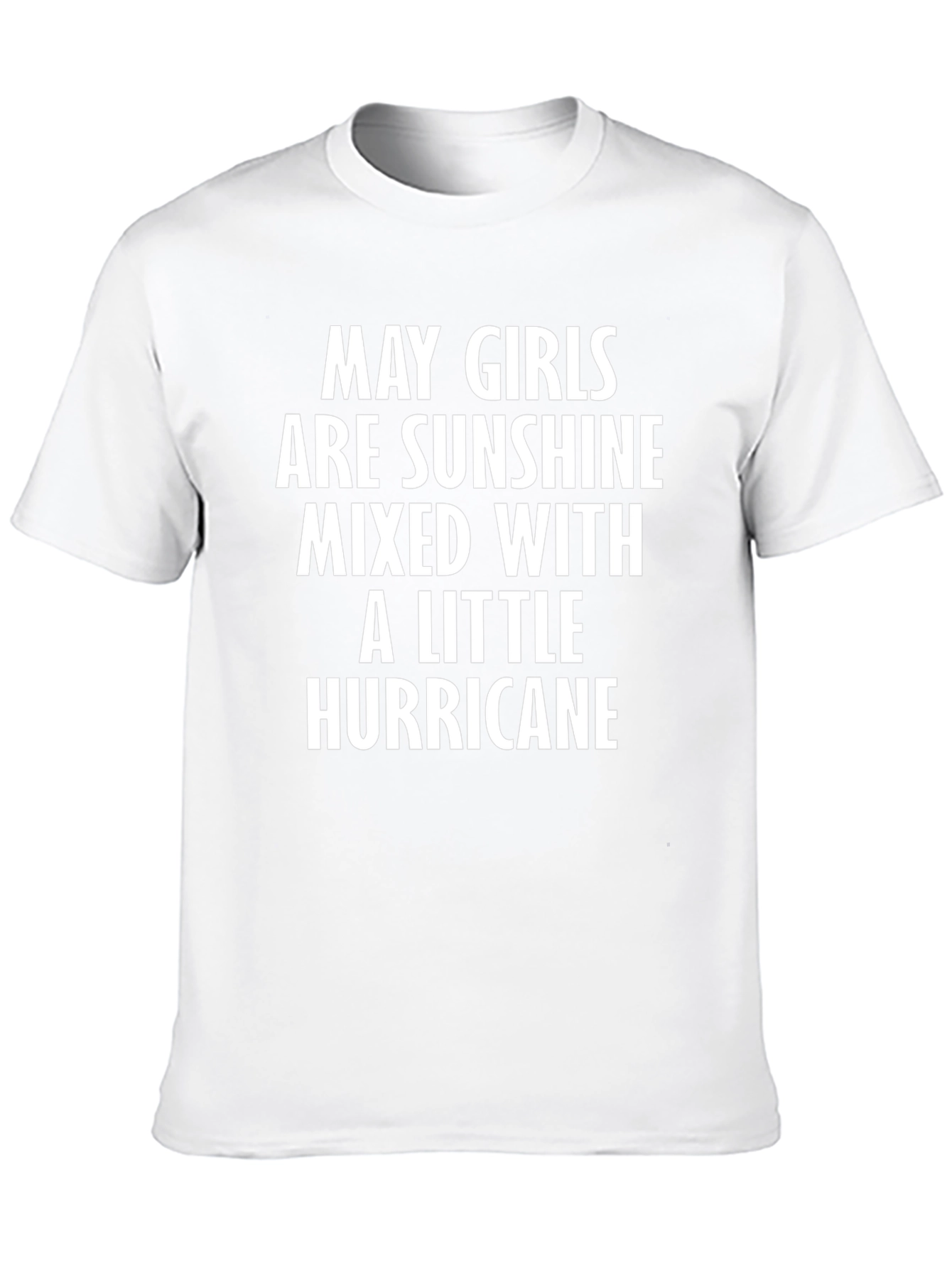 May Girl Sunshine & Hurricane Black T-Shirt