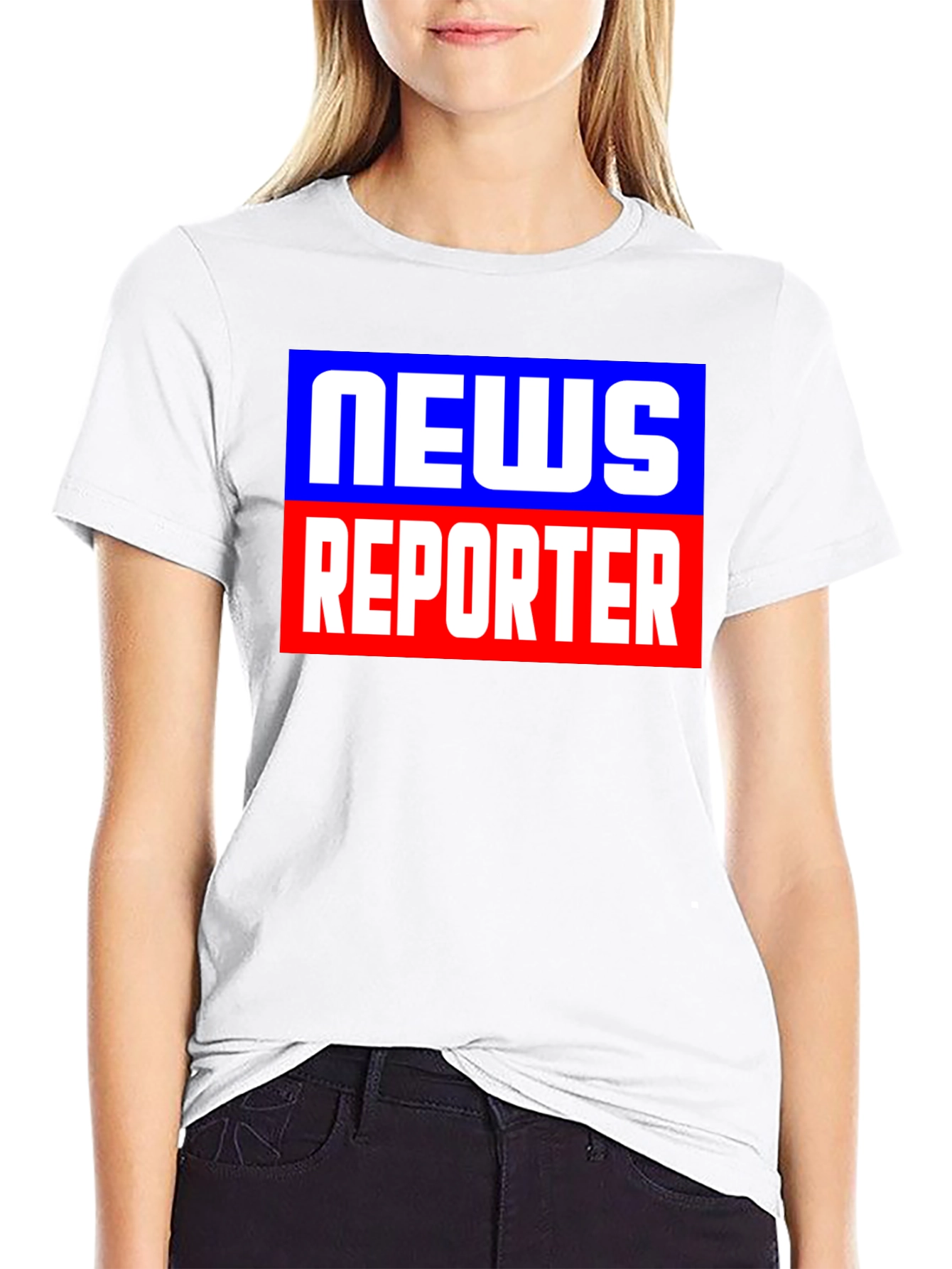 News Reporter Tee - Classic Journalism Style