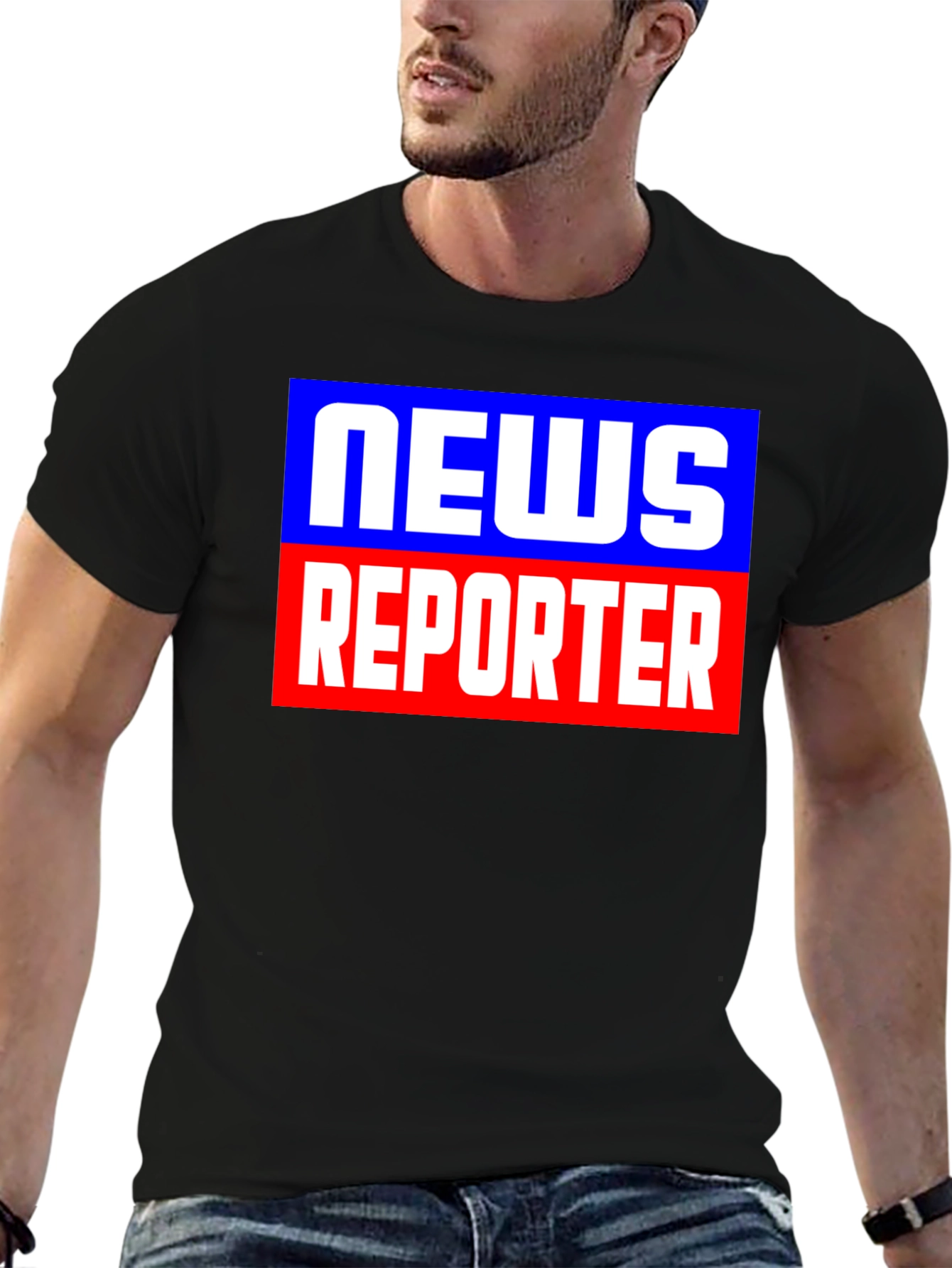 News Reporter Tee - Classic Journalism Style
