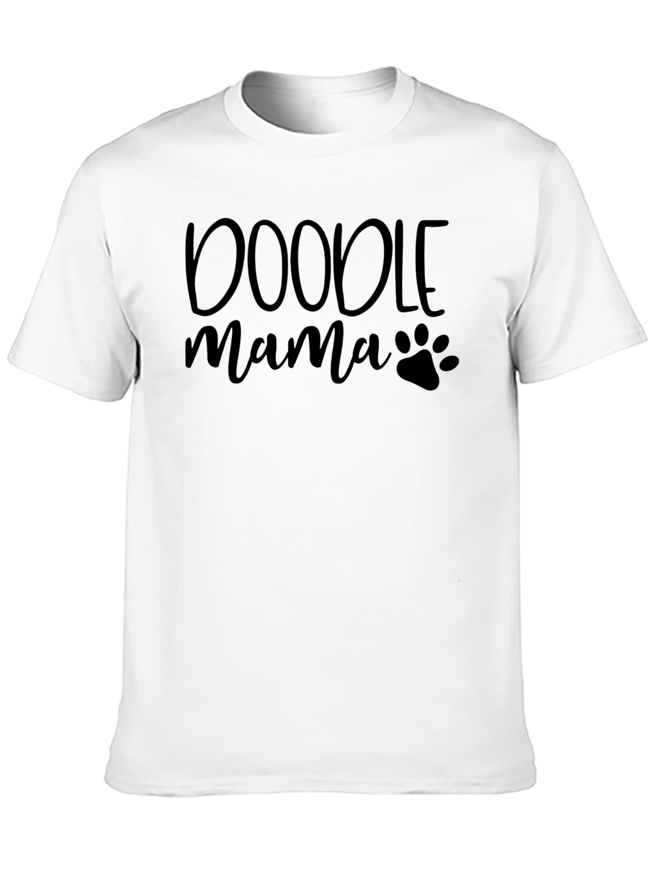 Doodle Mama Black Graphic Tee
