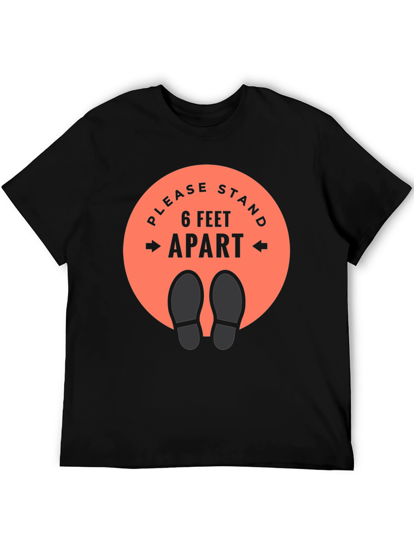 Social Distancing T-Shirt - Stand 6 Feet Apart