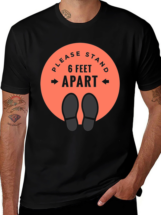 Social Distancing T-Shirt - Stand 6 Feet Apart