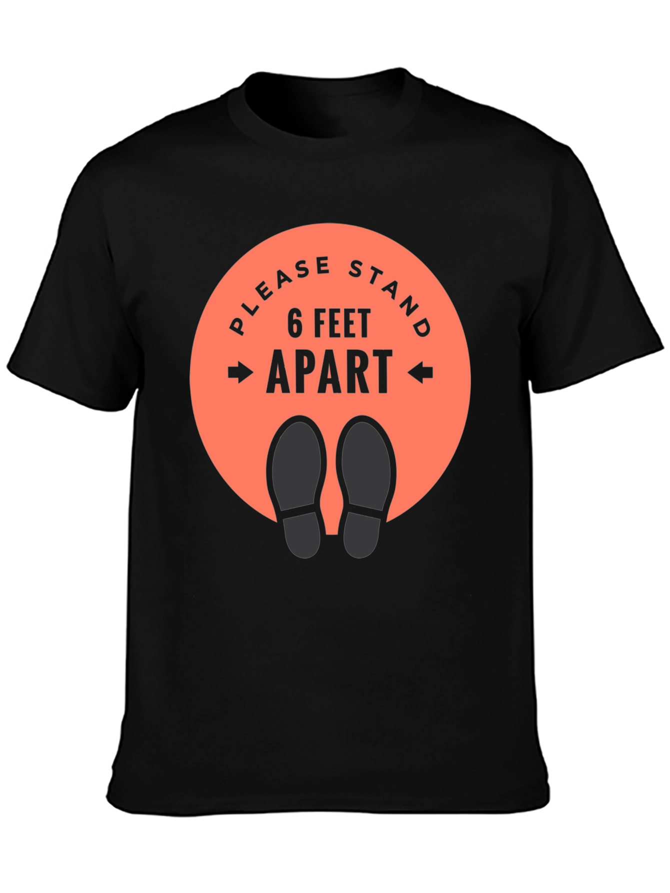 Social Distancing T-Shirt - Stand 6 Feet Apart