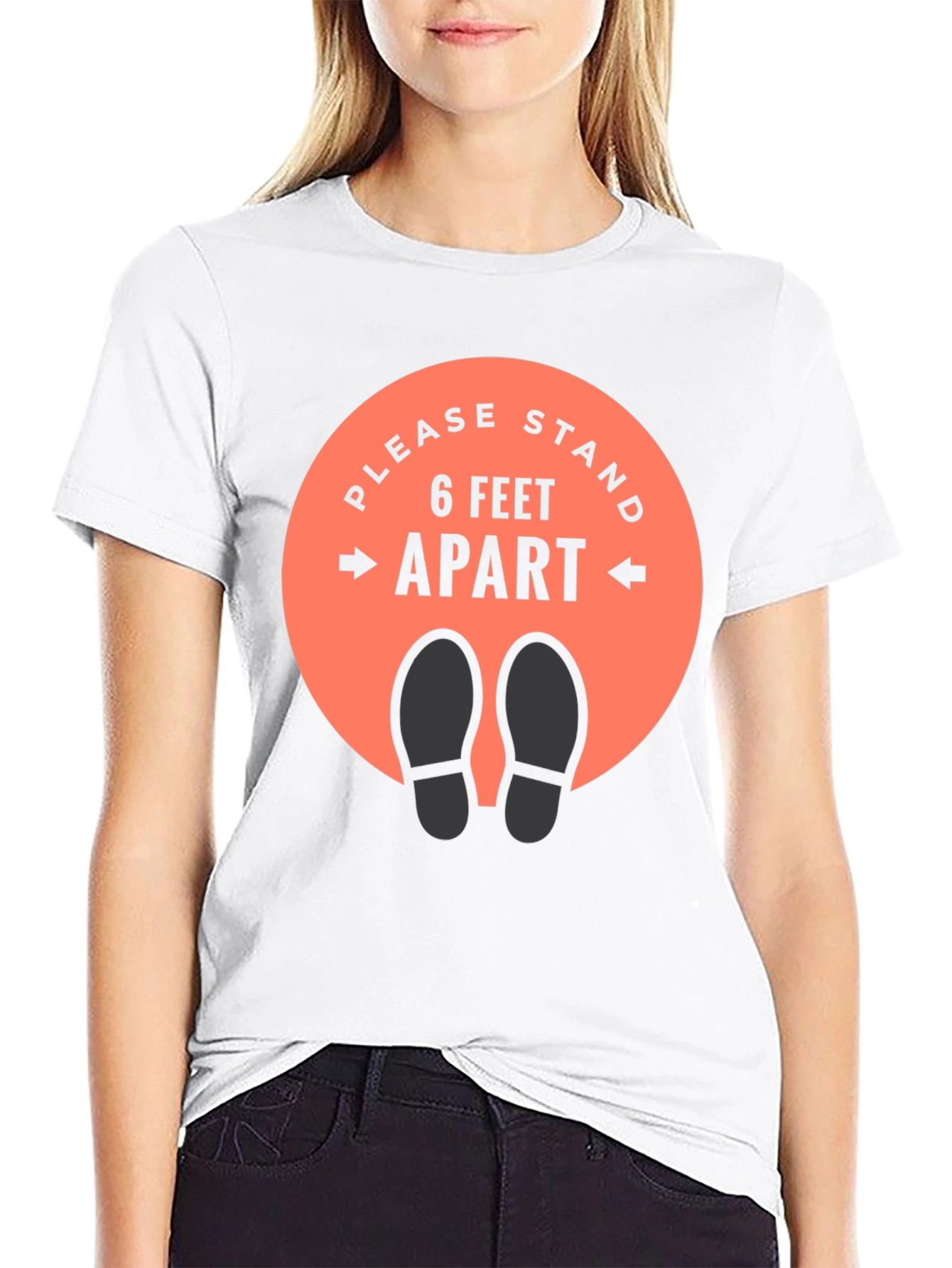 Social Distancing T-Shirt - Stand 6 Feet Apart