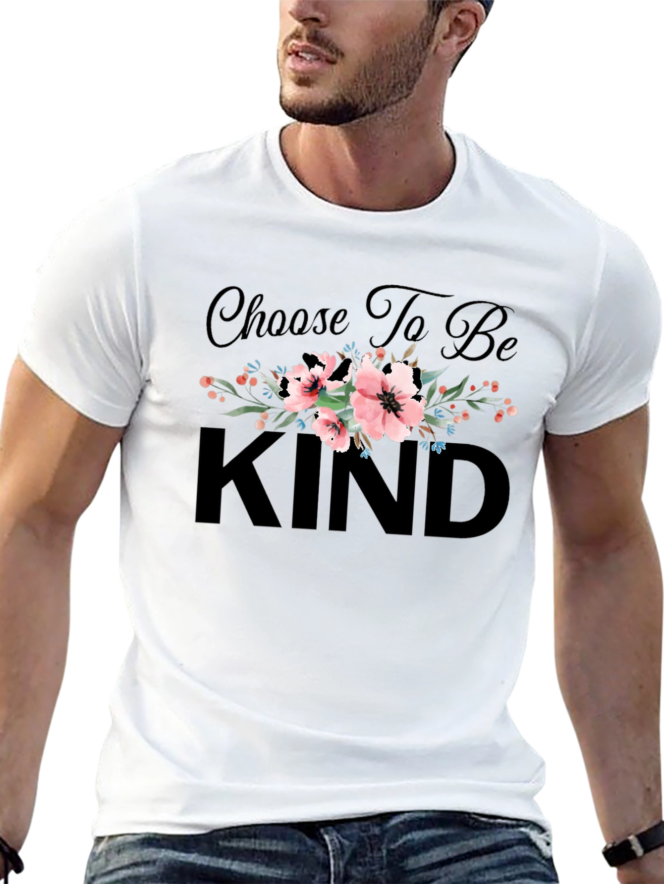 Choose To Be Kind Floral T-Shirt