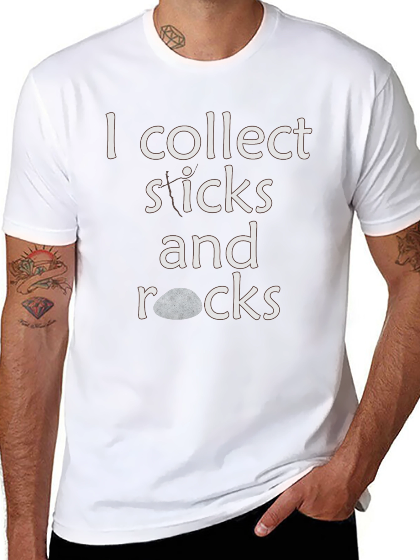 I Collect Sticks and Rocks T-Shirt