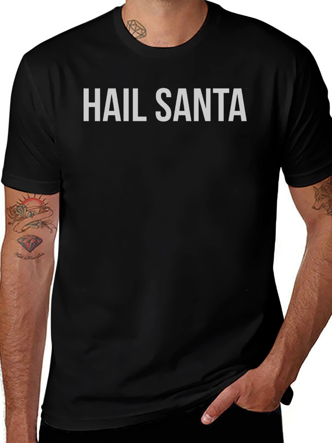 Hail Santa T-Shirt - Festive Holiday Apparel