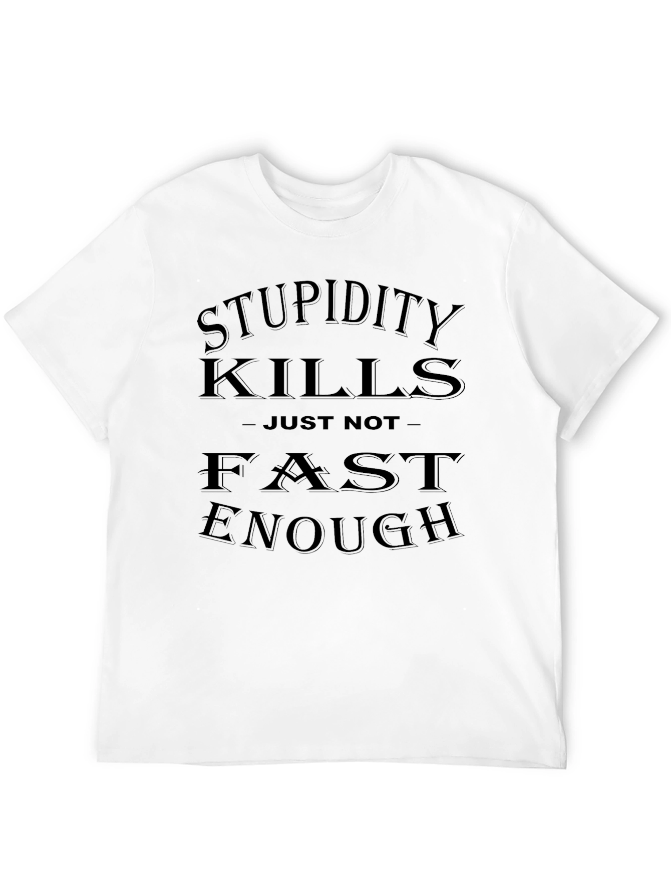 Stupidity Kills Mens Graphic Tee