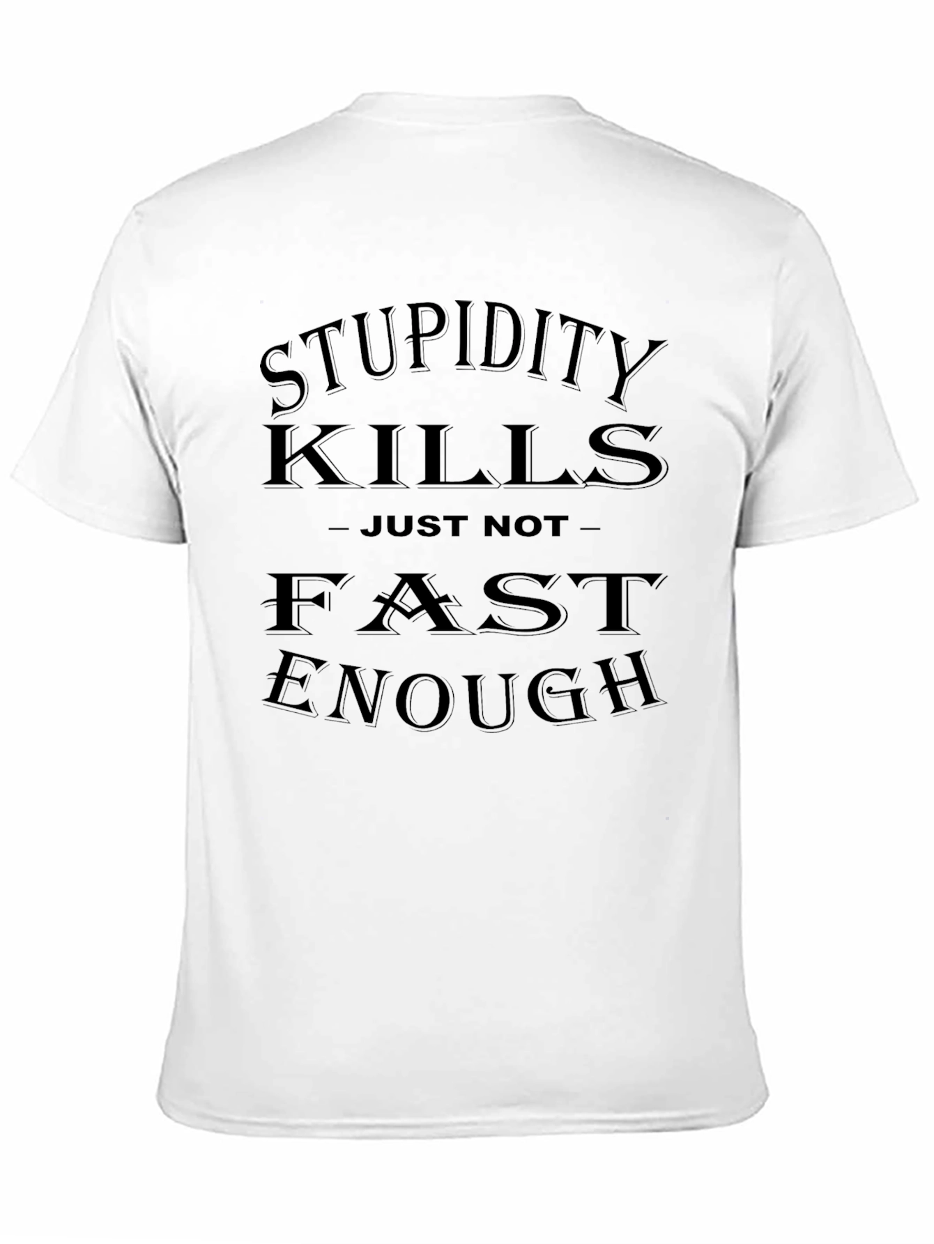 Stupidity Kills Mens Graphic Tee