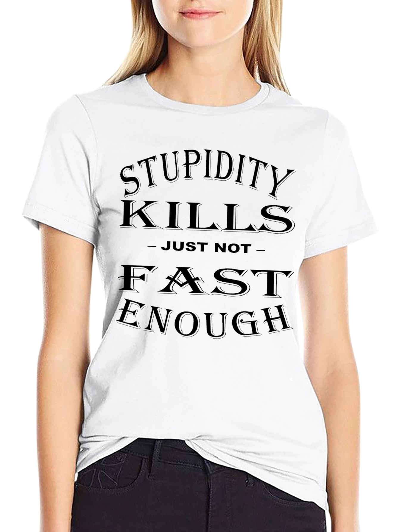Stupidity Kills Mens Graphic Tee
