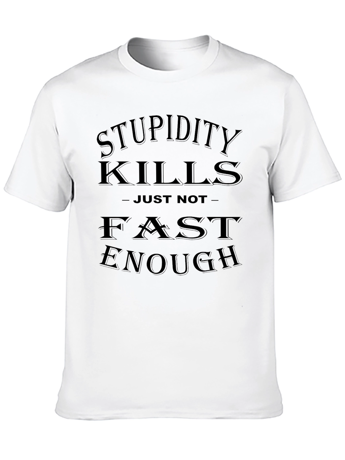 Stupidity Kills Mens Graphic Tee