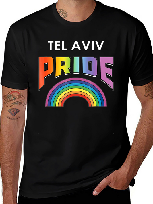 Tel Aviv Pride Rainbow Graphic T-Shirt