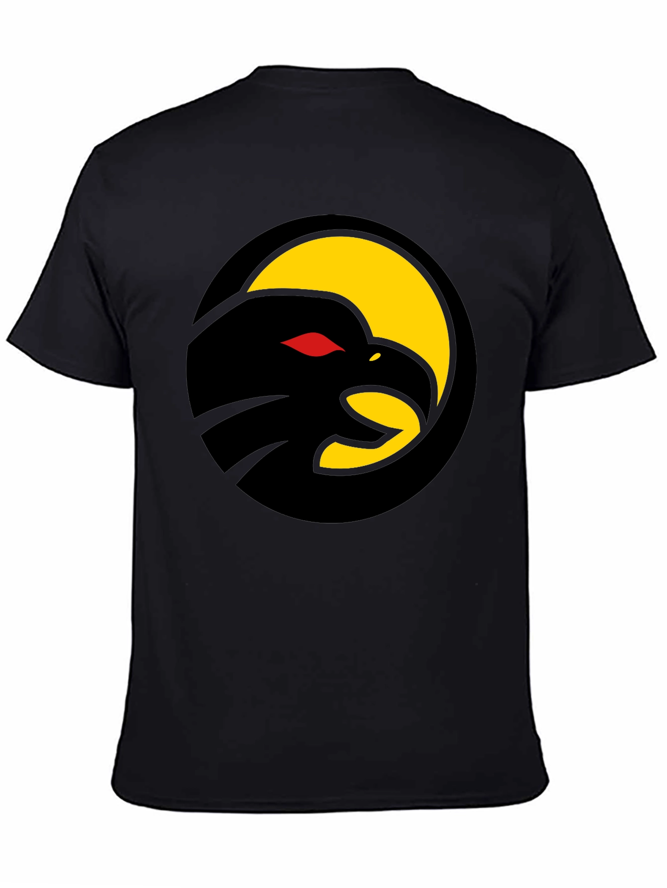 Black Eagle Graphic Tee - Cool Bird Design