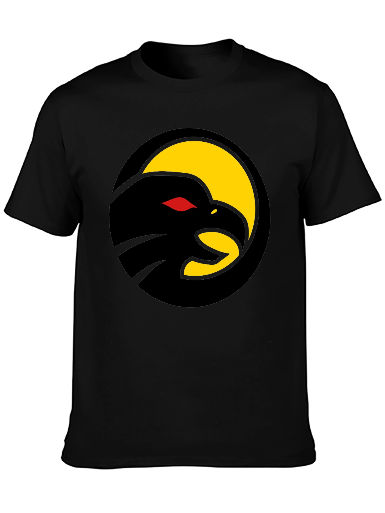 Black Eagle Graphic Tee - Cool Bird Design