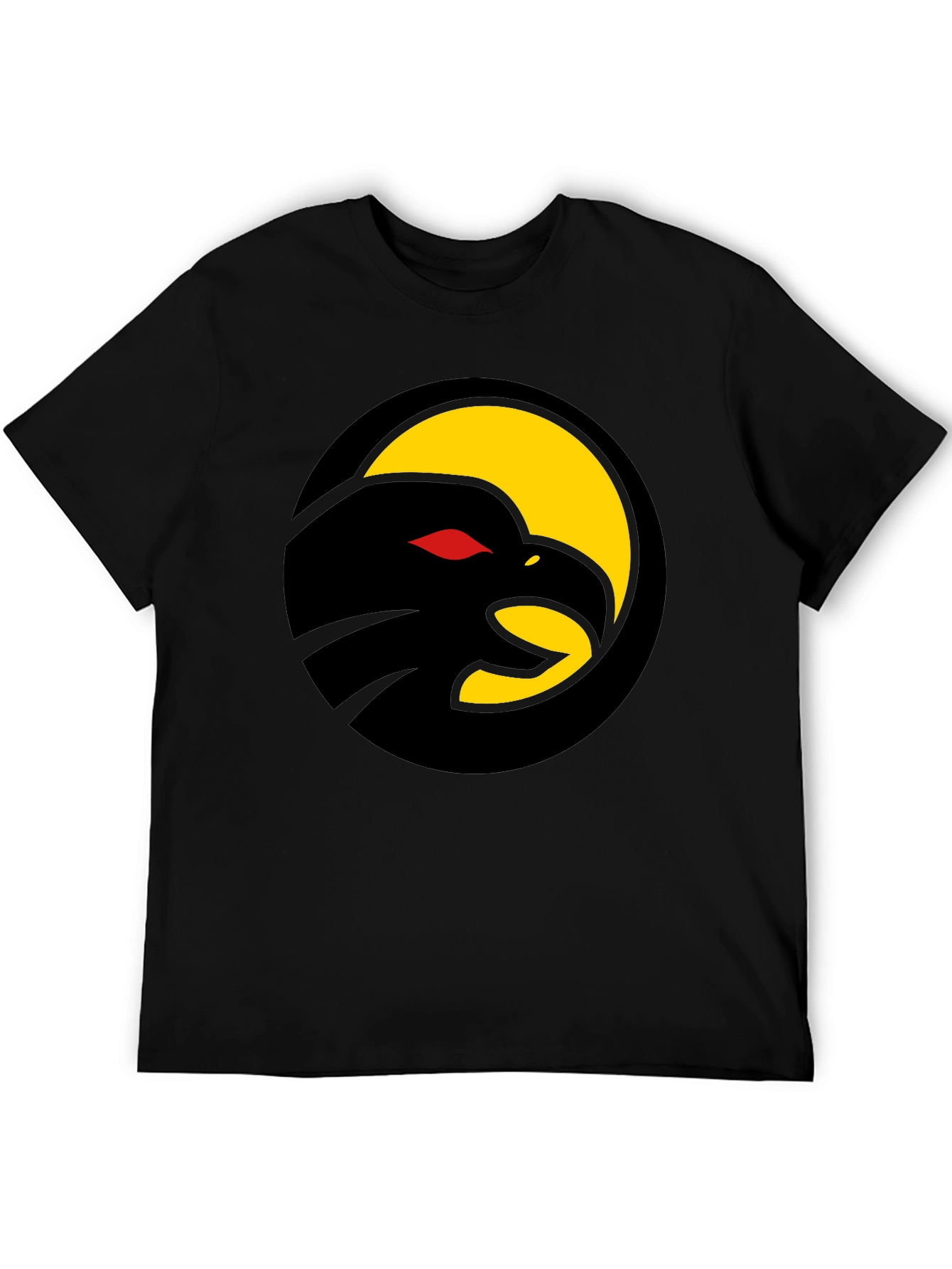 Black Eagle Graphic Tee - Cool Bird Design