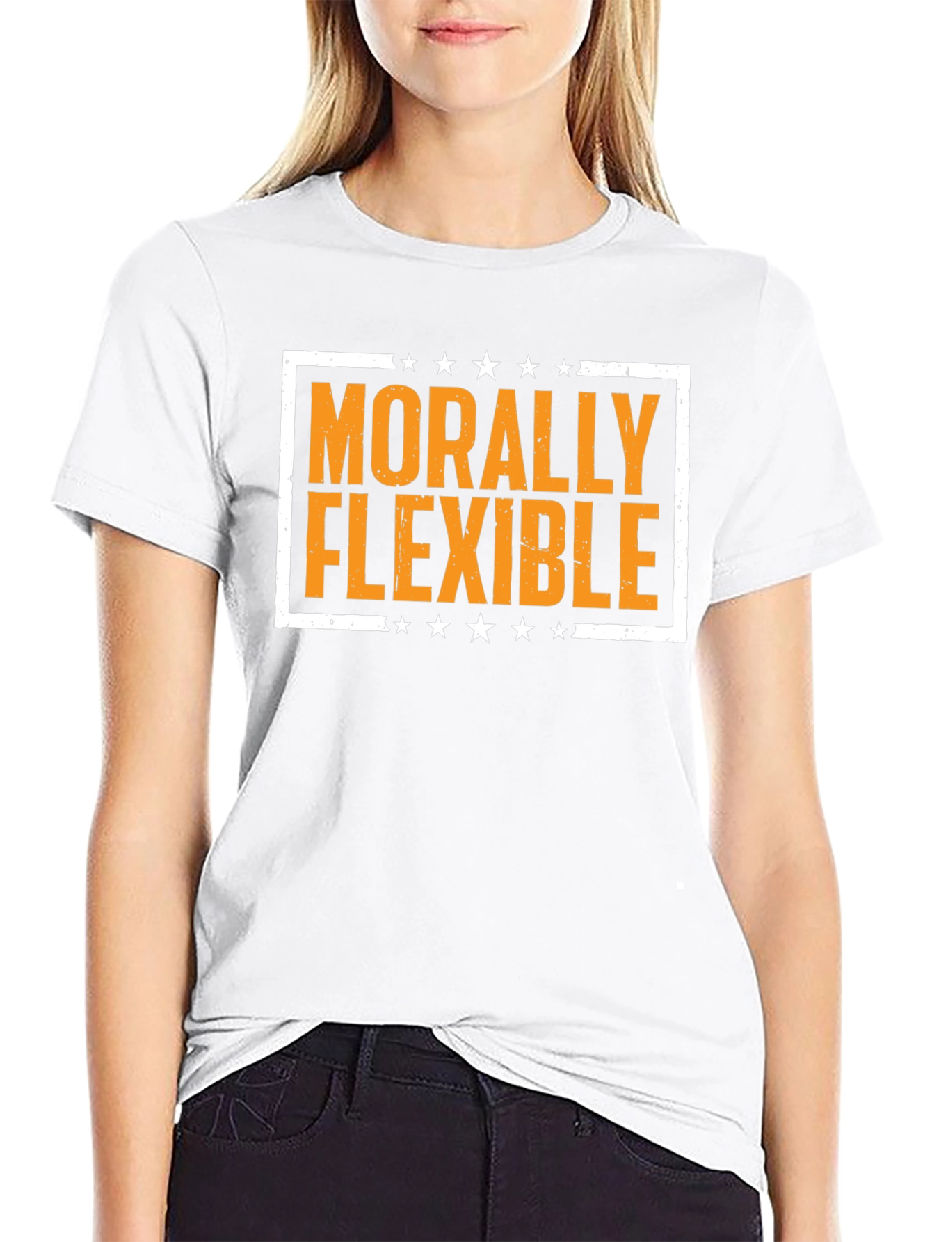 Morally Flexible Graphic Tee -  Funny T-Shirt