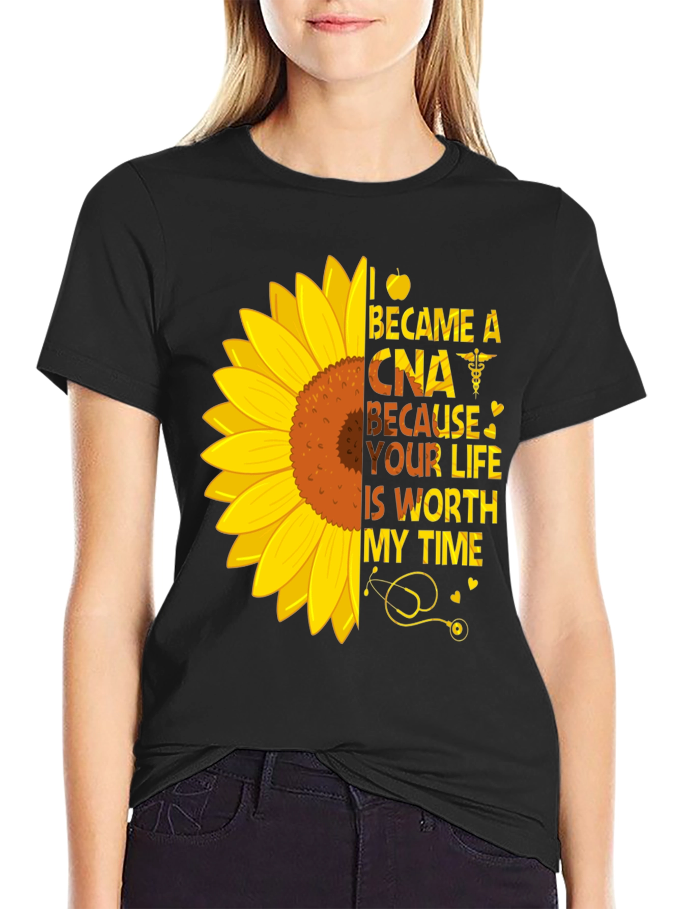 Sunflower CNA Graphic T-Shirt - Worth My Time