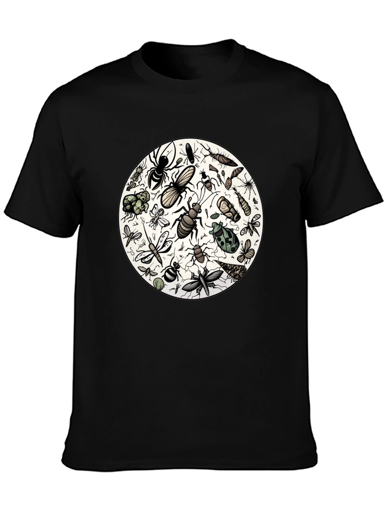 Bug Print Tee - Entomology T-Shirt