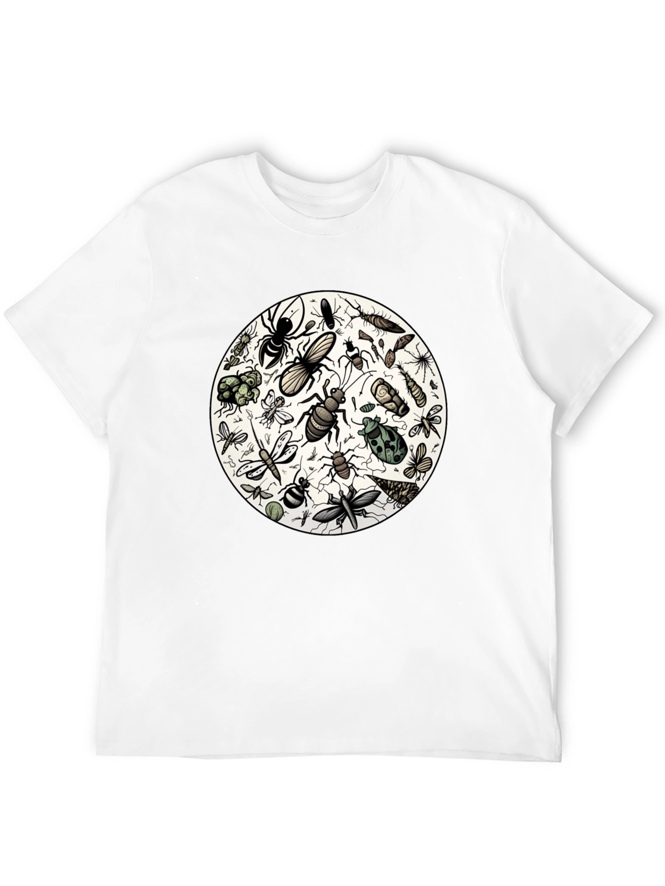 Bug Print Tee - Entomology T-Shirt