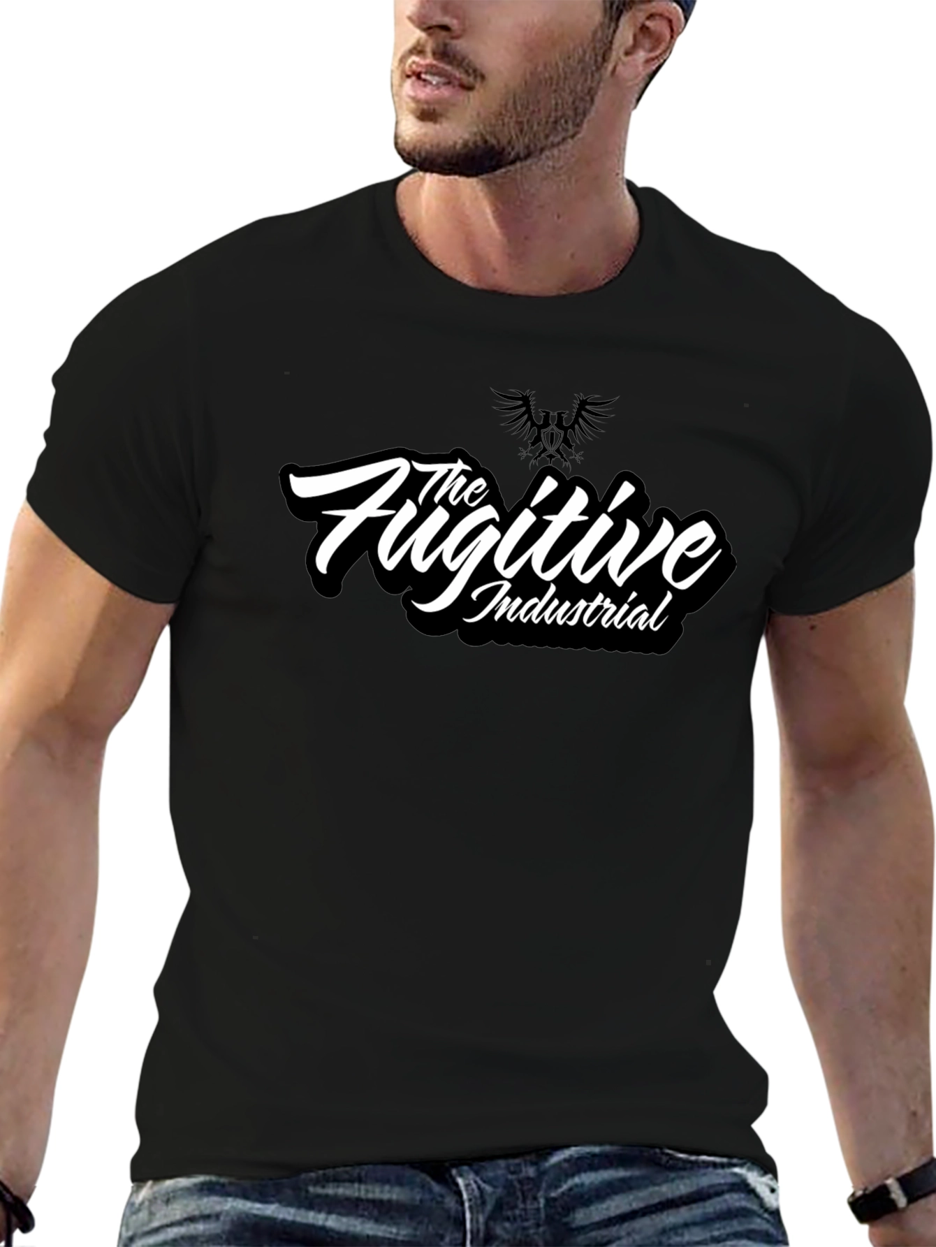 The Fugitive Industrial Black T-Shirt