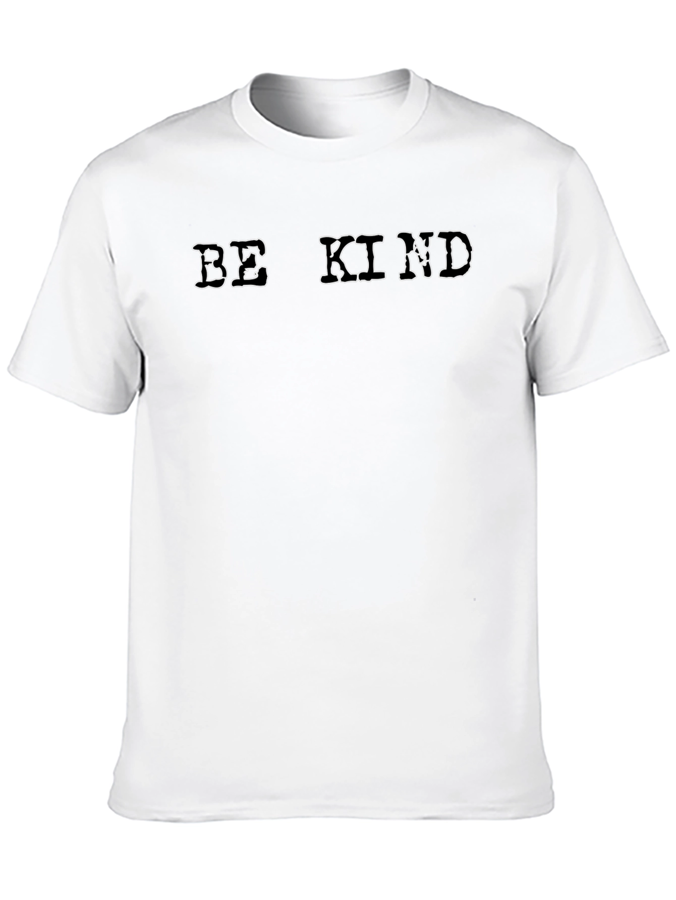Be Kind Graphic Tee - Black Cotton T-Shirt