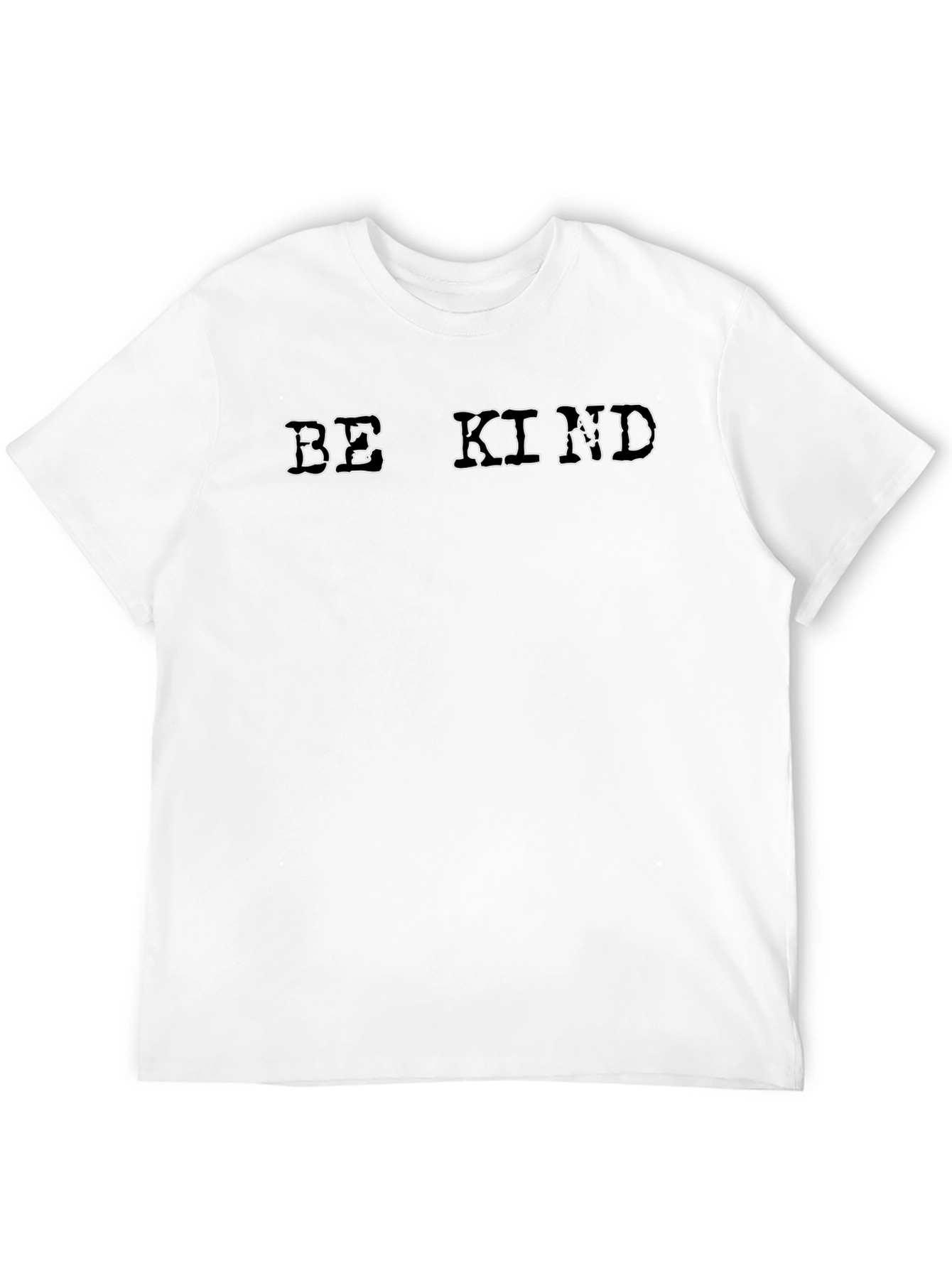 Be Kind Graphic Tee - Black Cotton T-Shirt