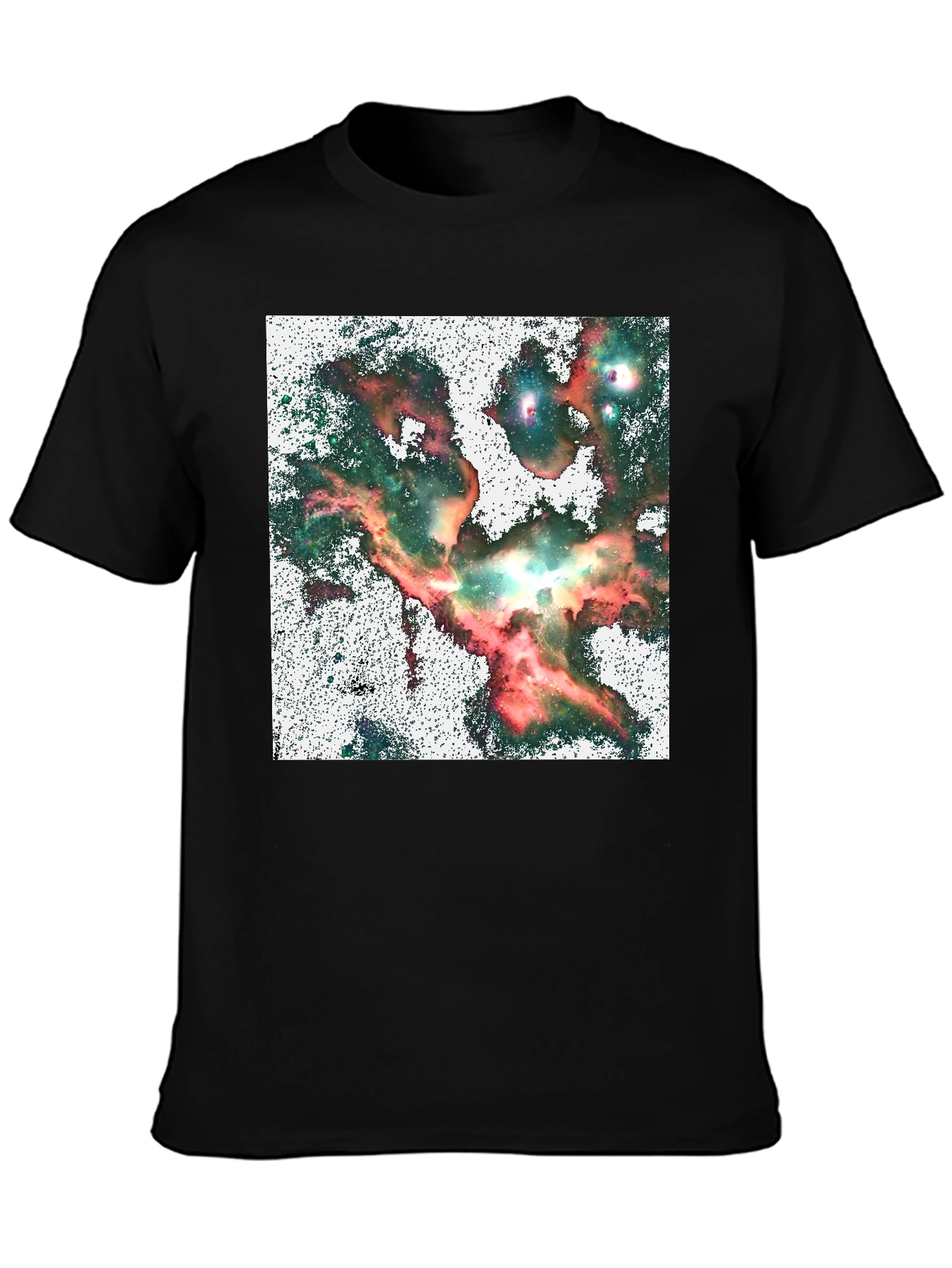 Nebula Graphic Black T-Shirt