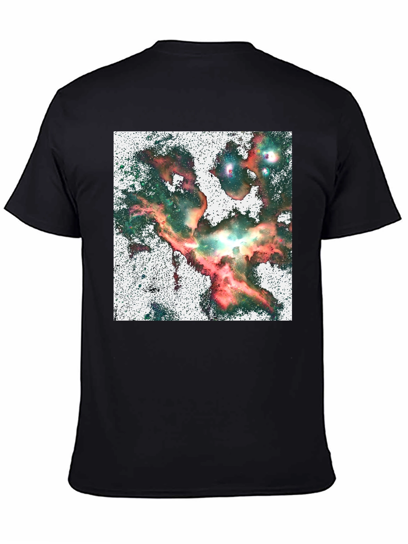 Nebula Graphic Black T-Shirt