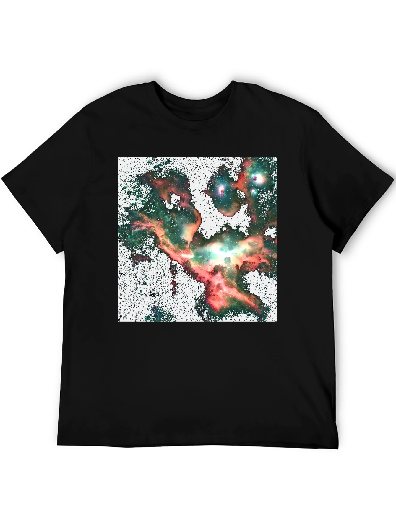 Nebula Graphic Black T-Shirt