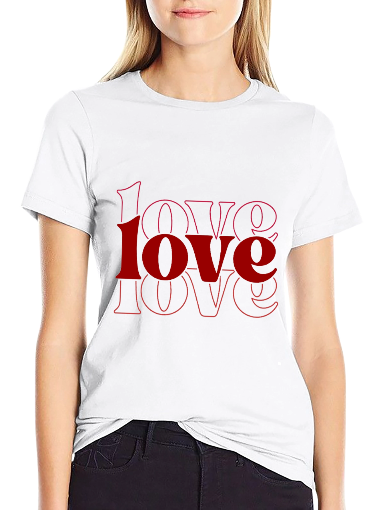 Love Graphic Black T-Shirt