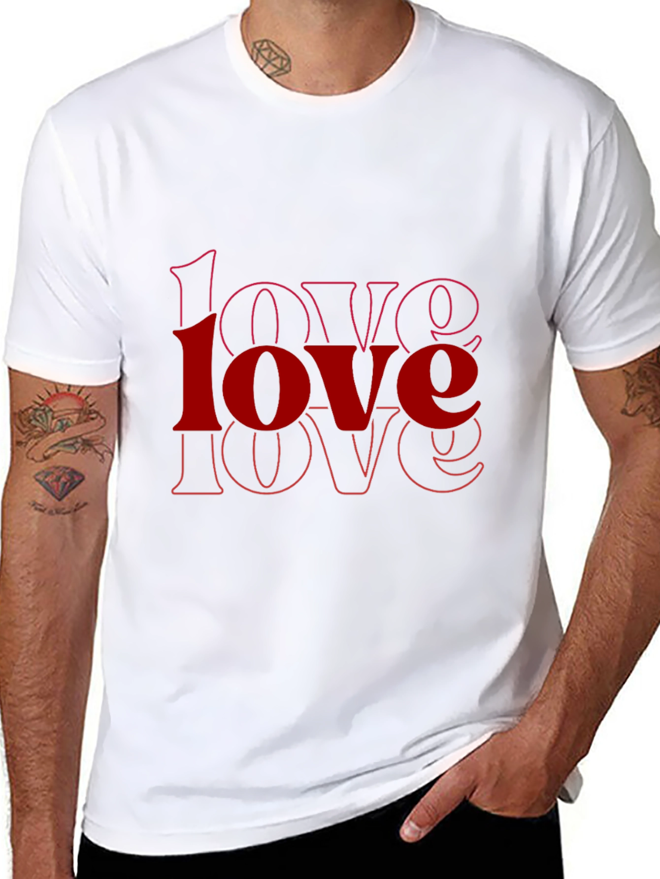 Love Graphic Black T-Shirt