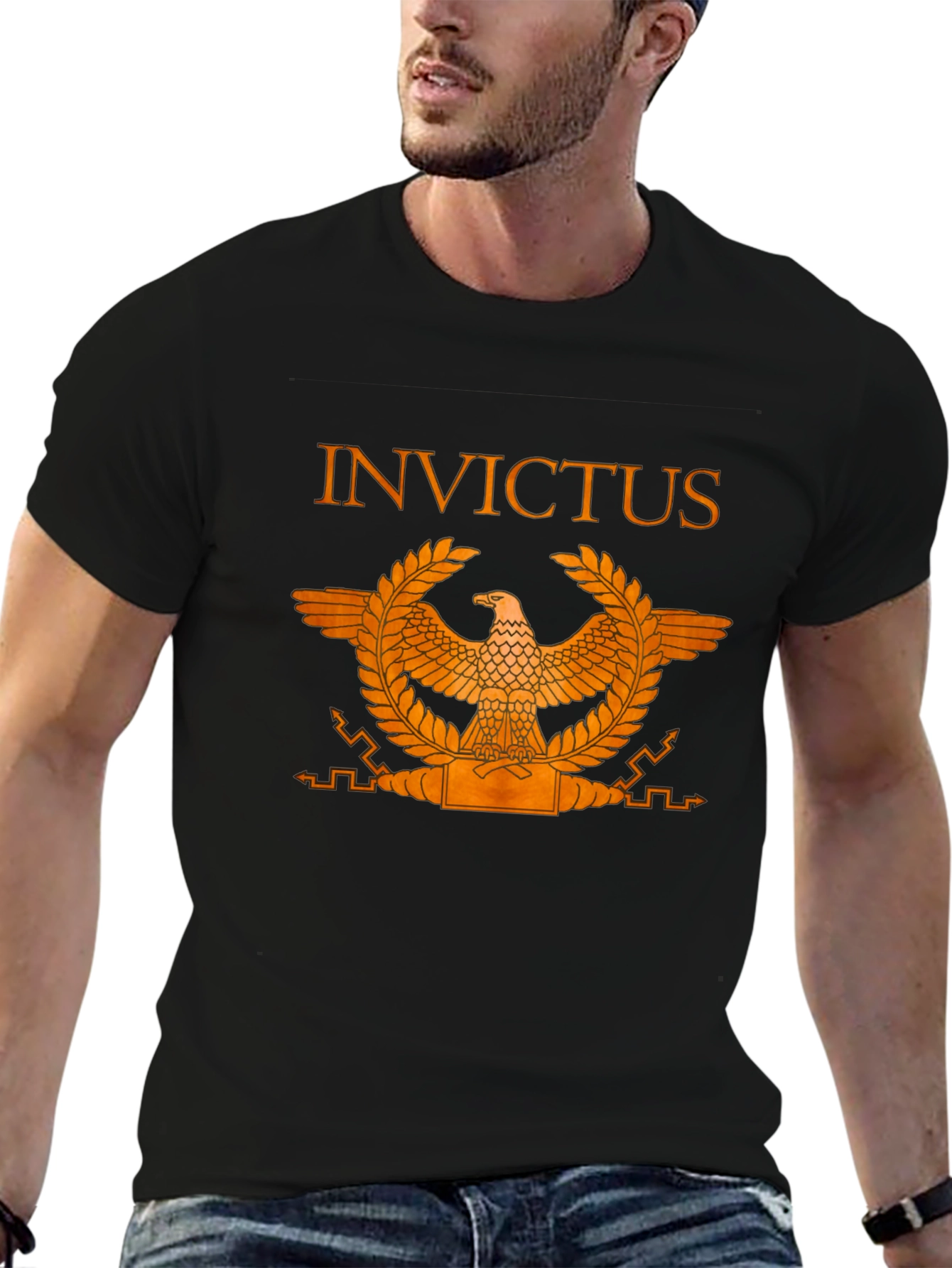 Invictus Roman Eagle Graphic T-Shirt