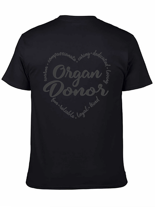 Organ Donor Heart T-Shirt - Black