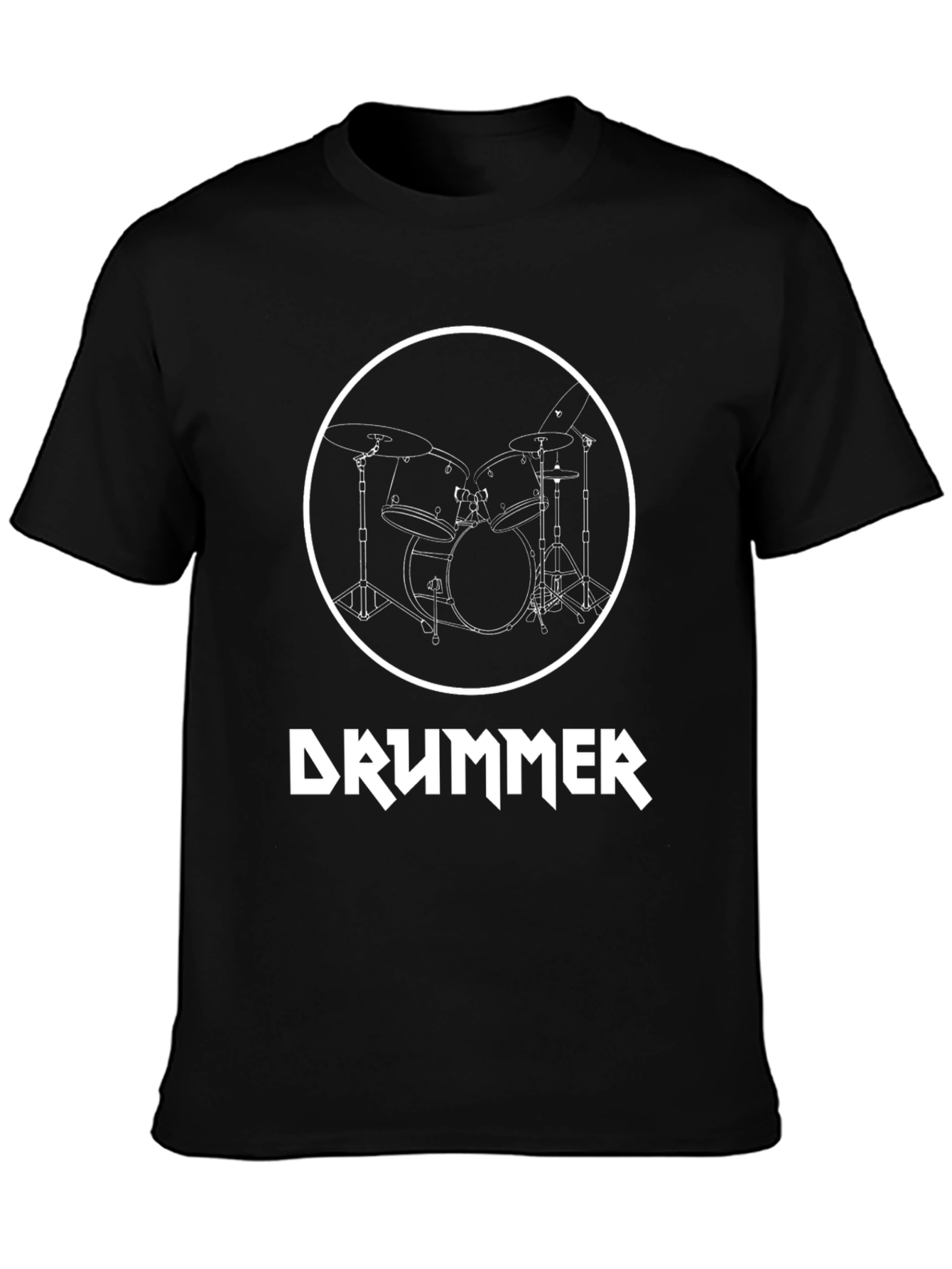 Drummer T-Shirt - Black Music Tee