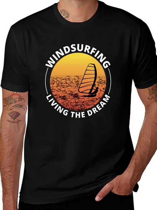 Windsurfing Living The Dream Graphic T-Shirt