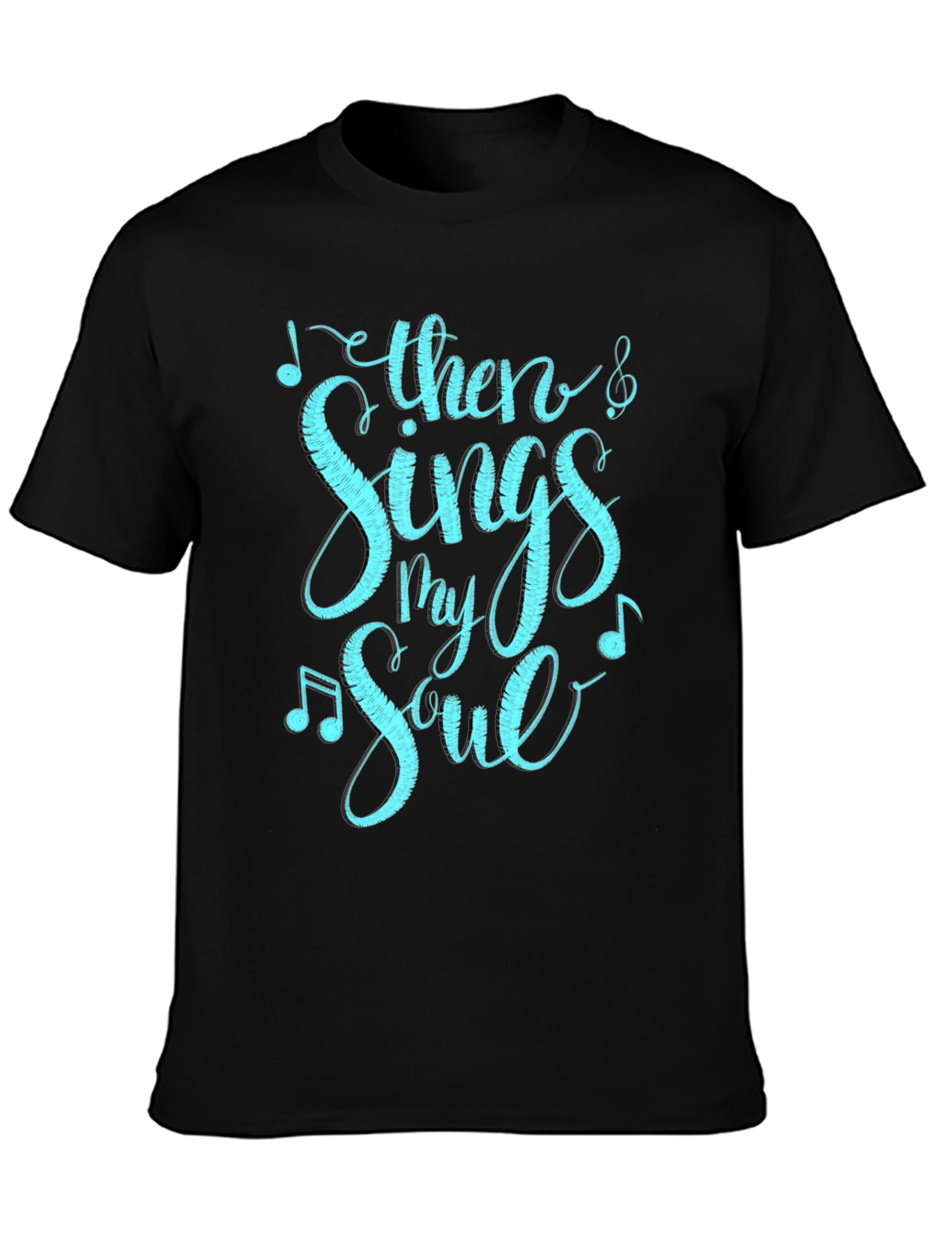 Then Sings My Soul Graphic Tee - Black