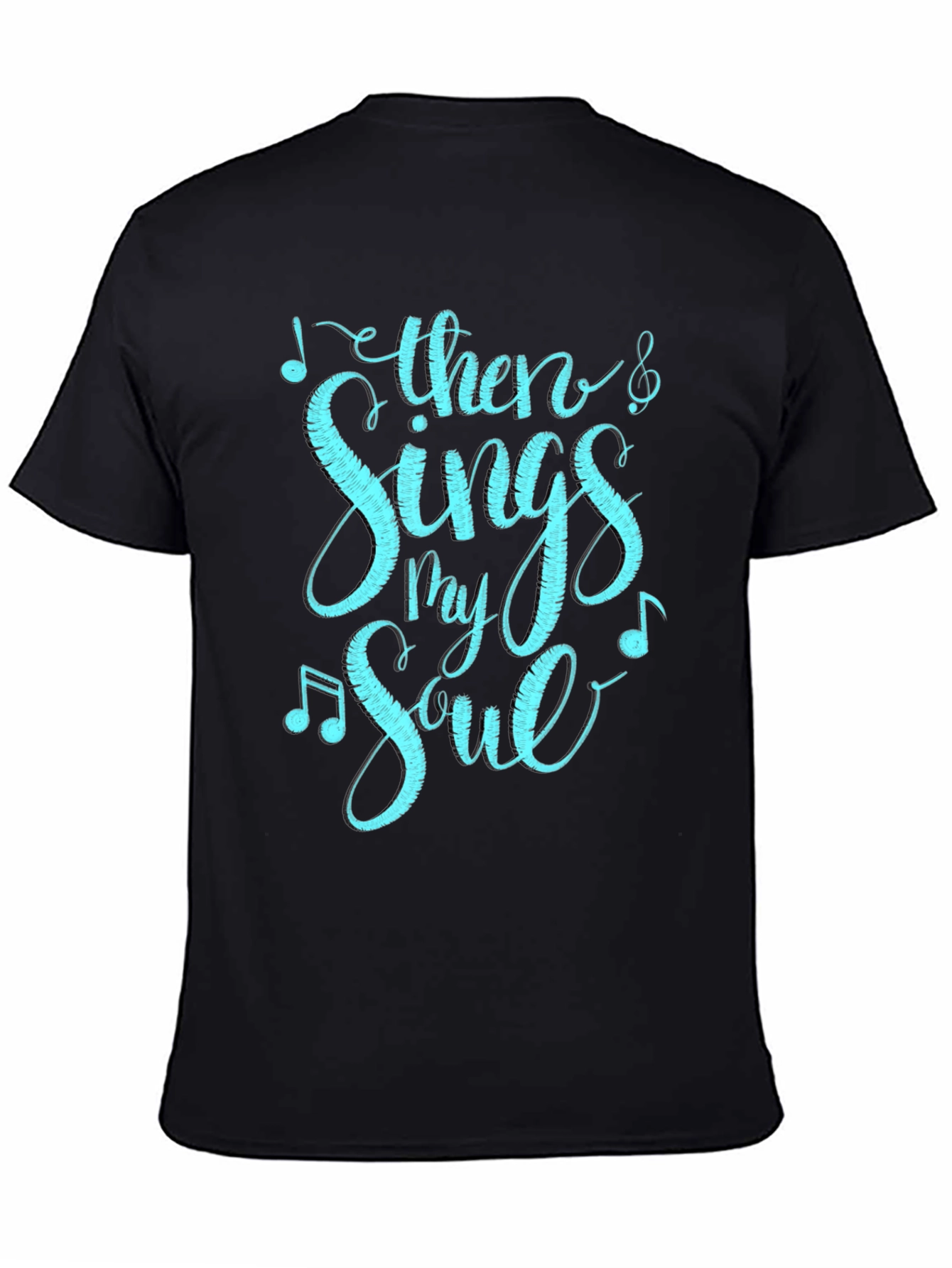 Then Sings My Soul Graphic Tee - Black