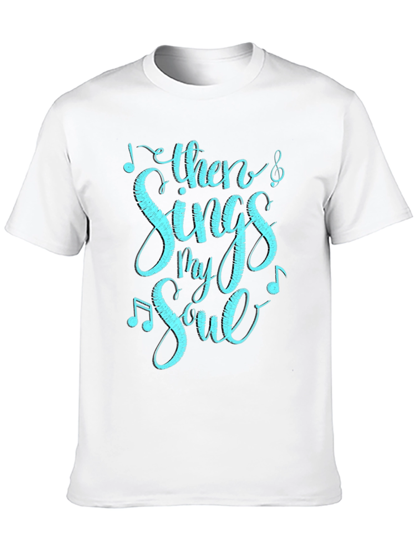 Then Sings My Soul Graphic Tee - Black