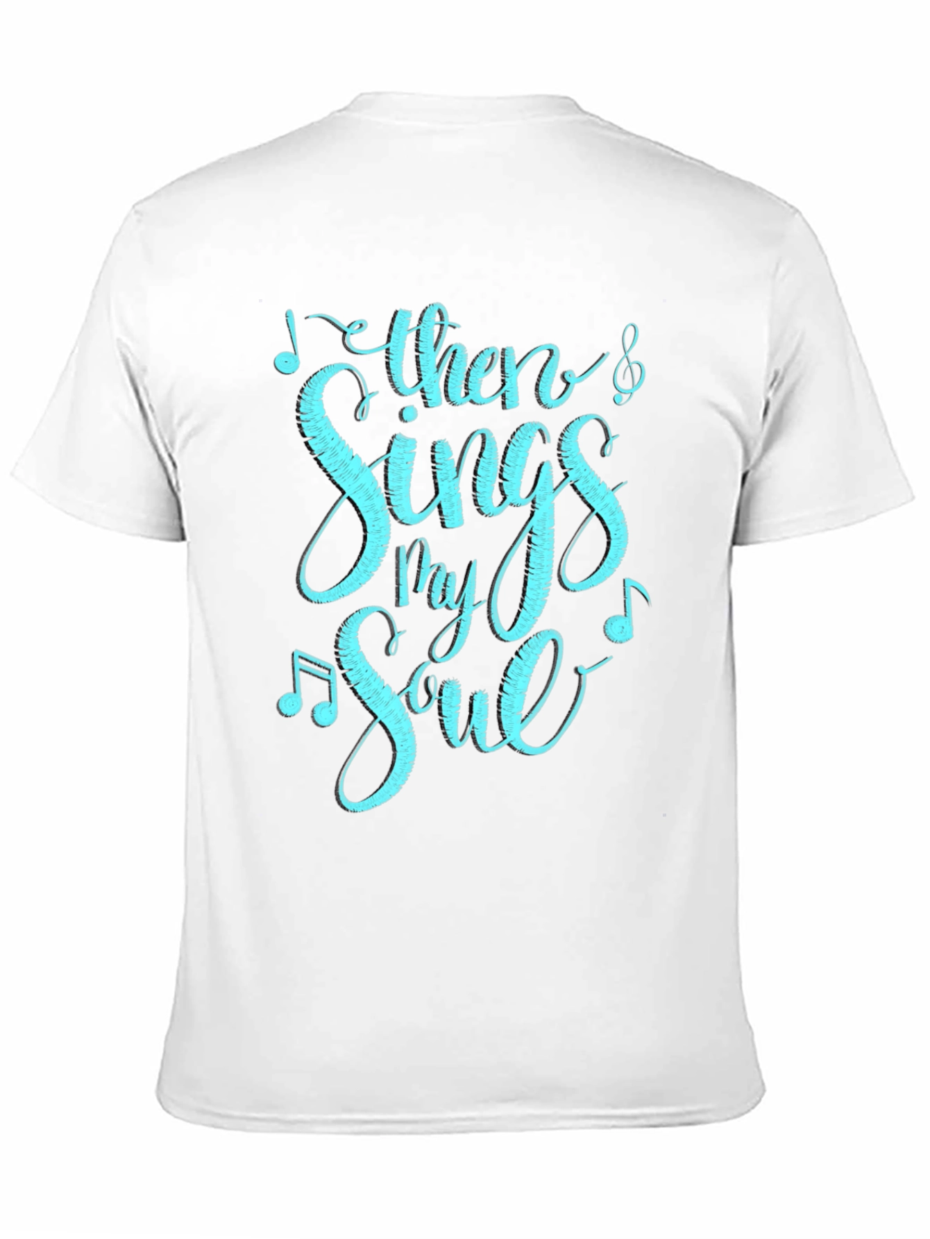 Then Sings My Soul Graphic Tee - Black