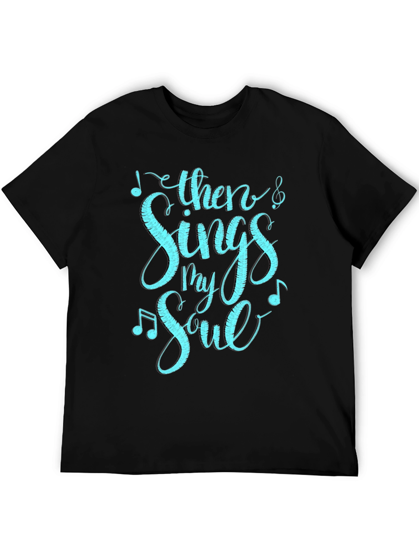 Then Sings My Soul Graphic Tee - Black