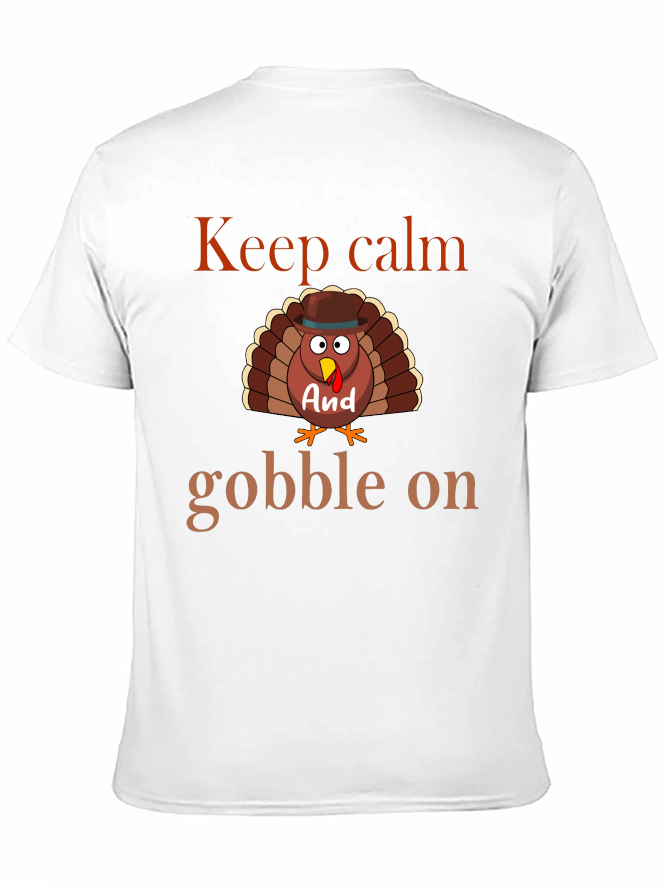 Keep Calm & Gobble On Thanksgiving T-Shirt