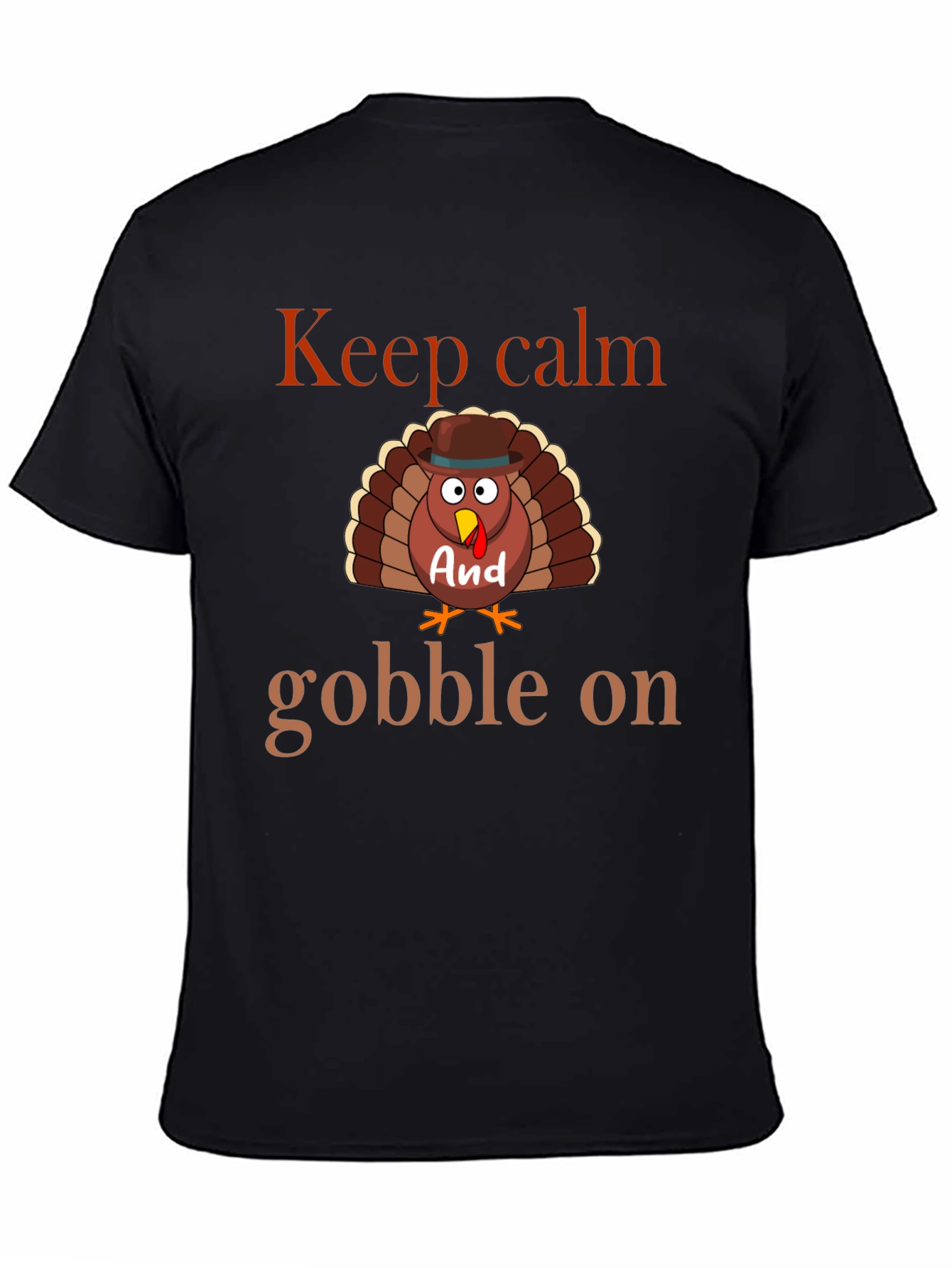 Keep Calm & Gobble On Thanksgiving T-Shirt