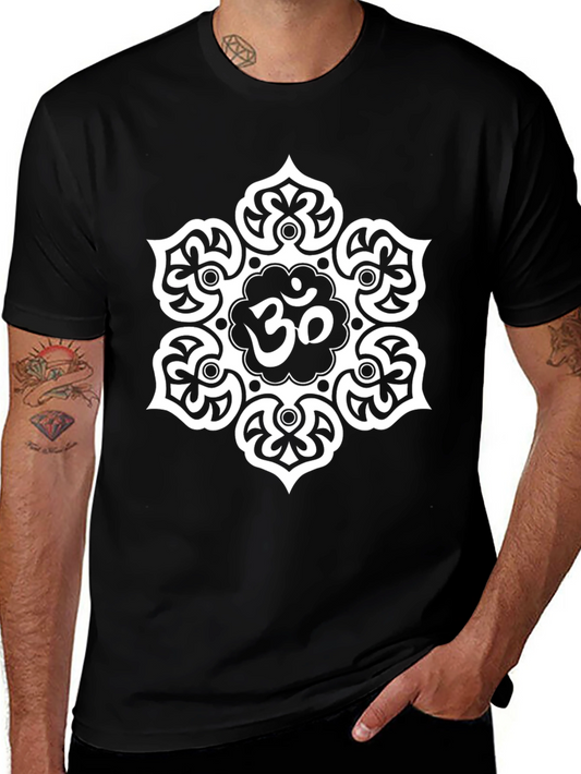 Om Mandala Graphic Tee - Stylish & Comfortable Cotton T-Shirt