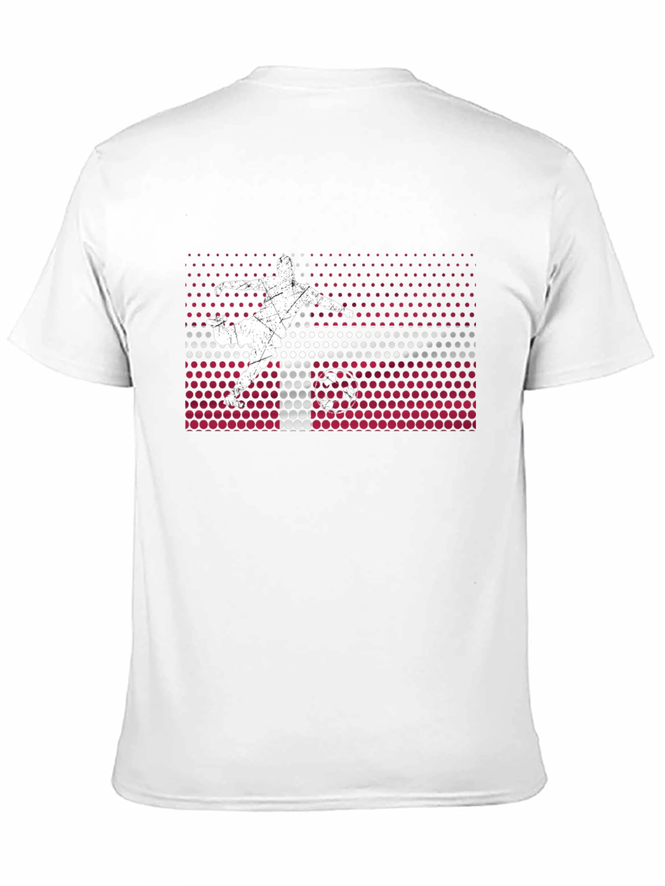 Latvia Soccer Flag Graphic T-Shirt