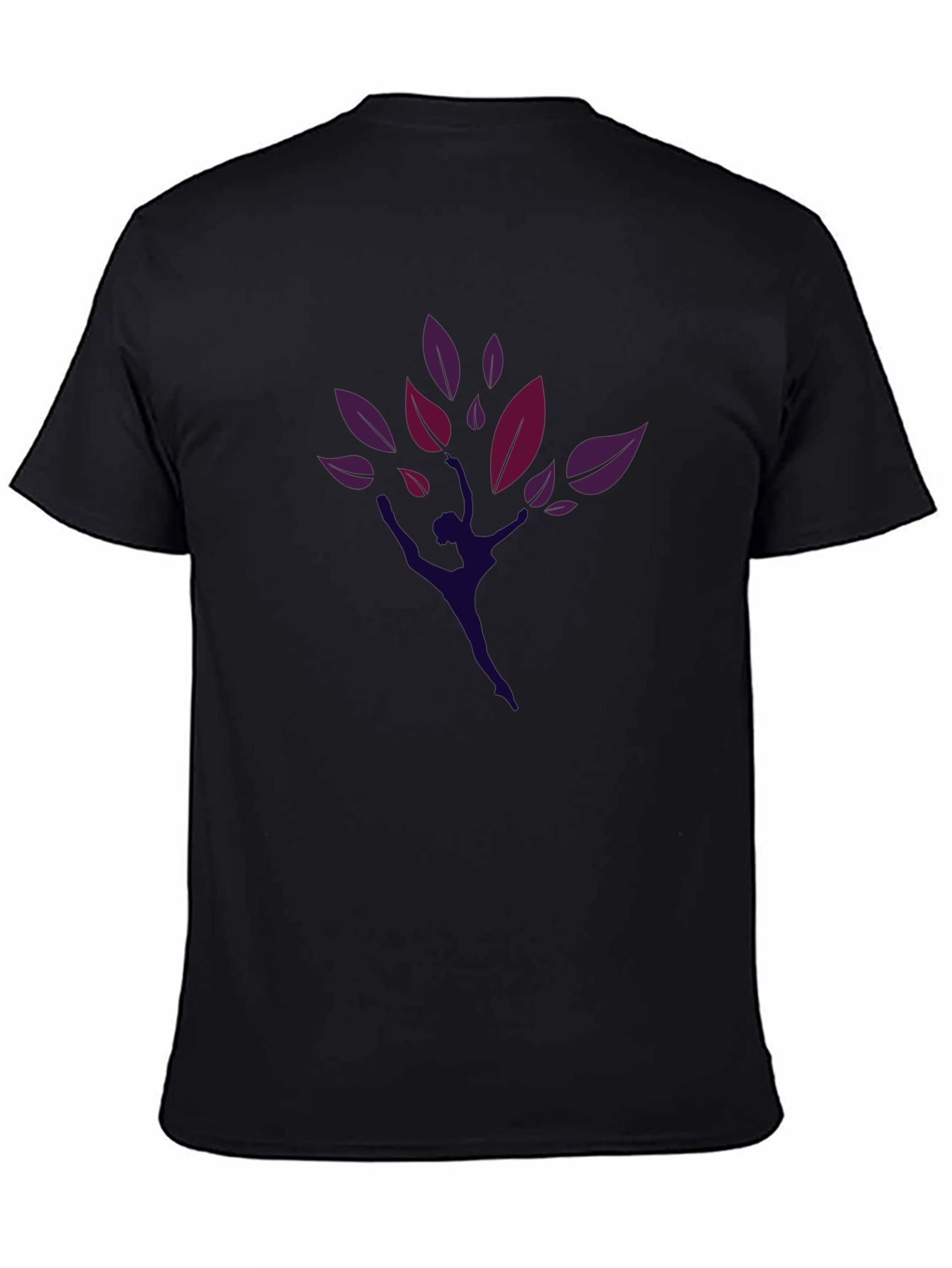 Dancer Tree Graphic Black T-Shirt