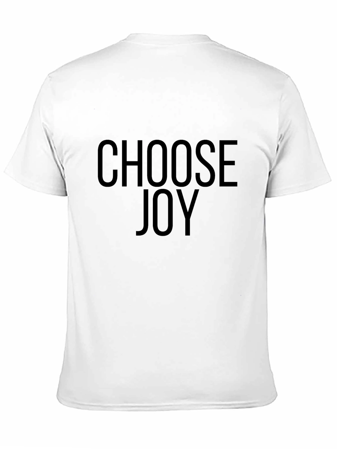 Choose Joy Black Graphic Tee - Motivational Shirt