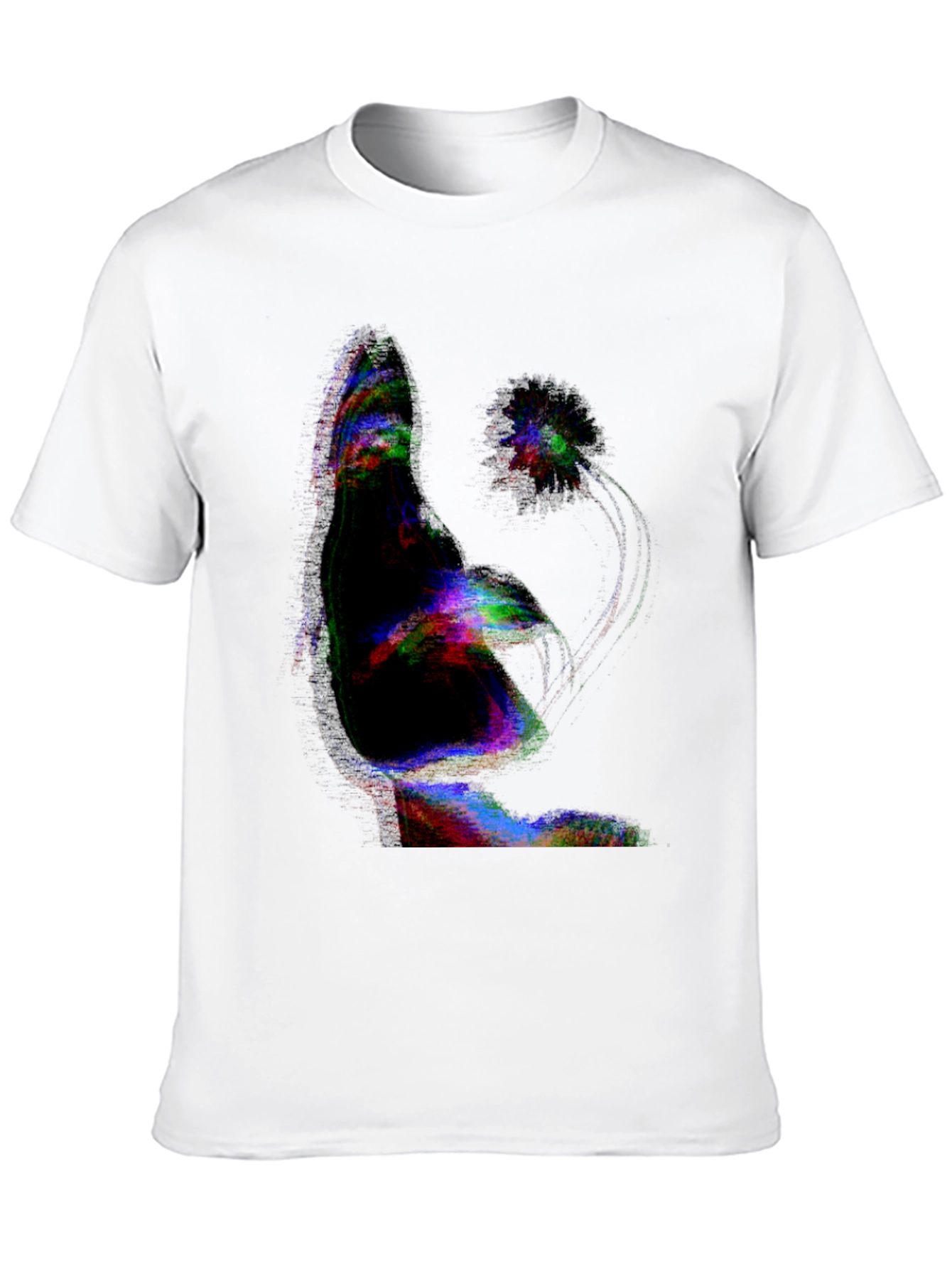 Glitch Art Graphic Tee - Unique Streetwear Style