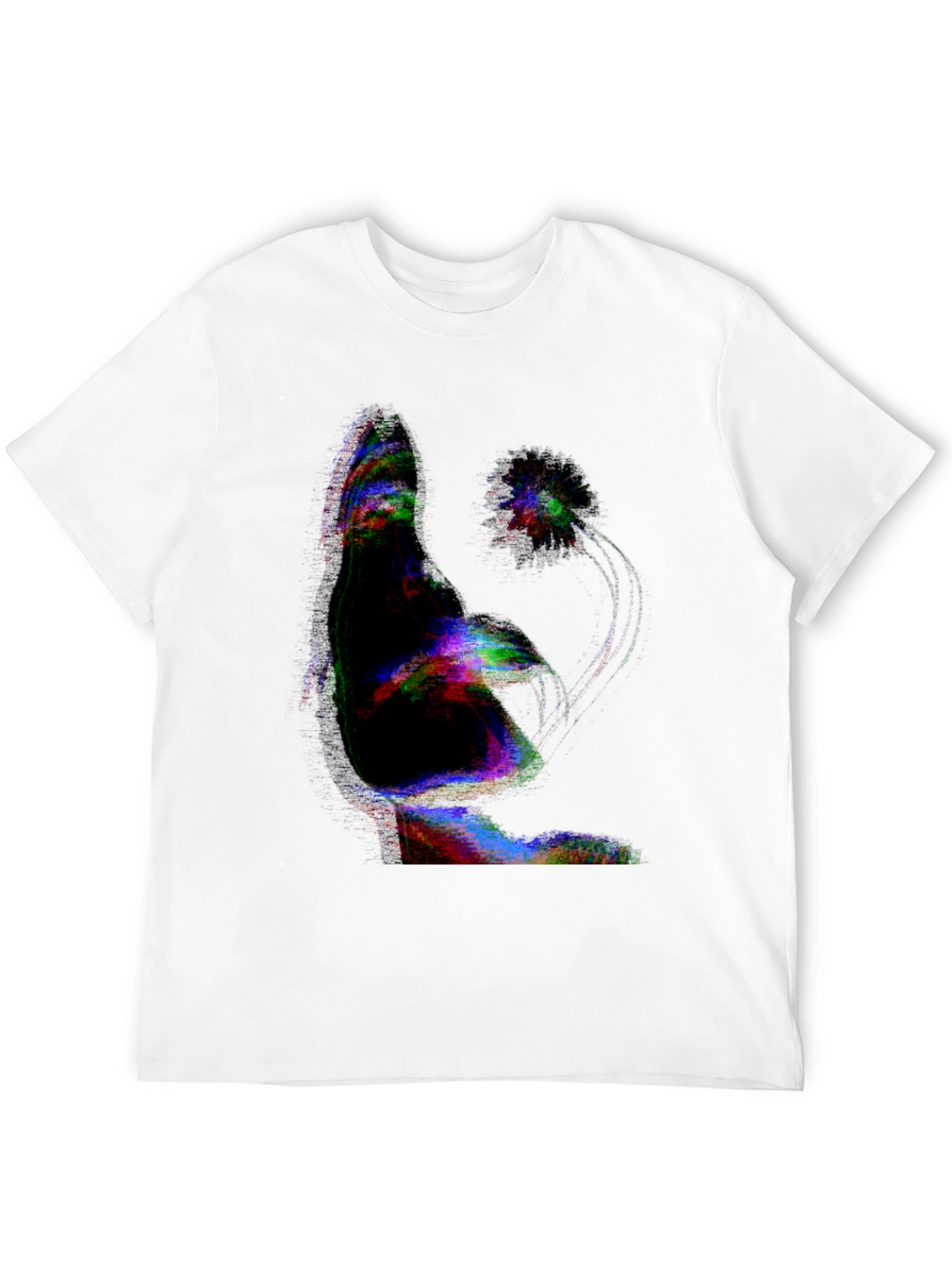 Glitch Art Graphic Tee - Unique Streetwear Style