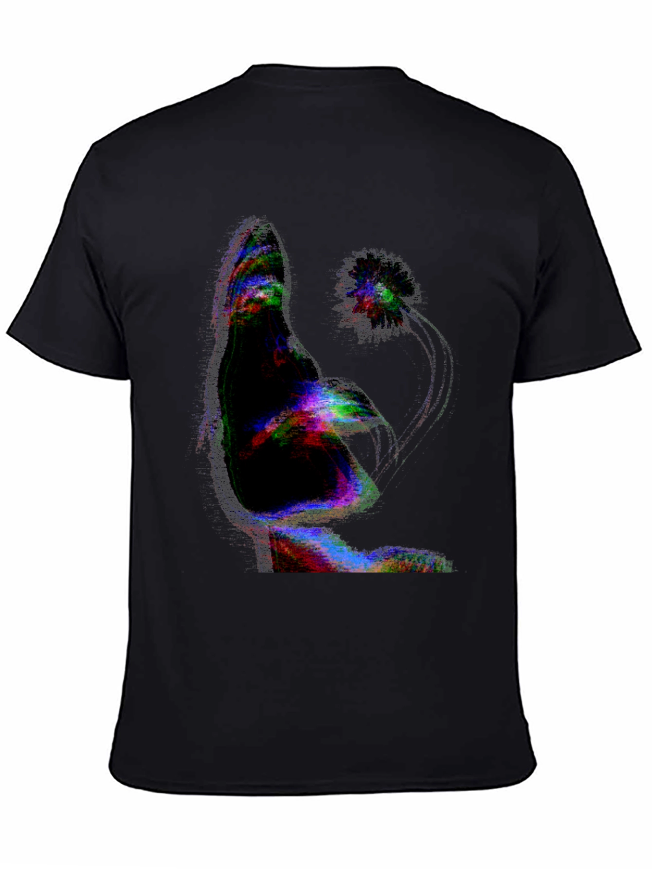 Glitch Art Graphic Tee - Unique Streetwear Style