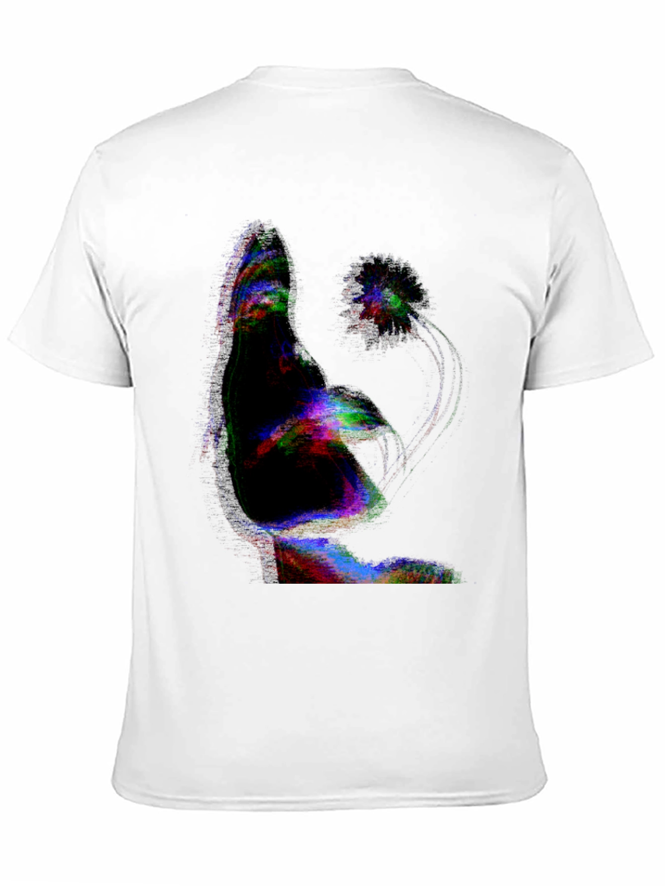 Glitch Art Graphic Tee - Unique Streetwear Style